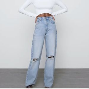 Zara wide leg jeans